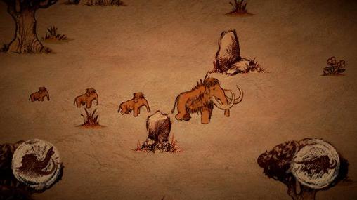 Gameplay of the The mammoth: A cave painting for Android phone or tablet.