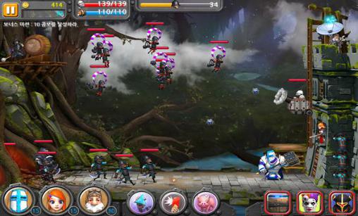 Gameplay of the The onion knights for Android phone or tablet.