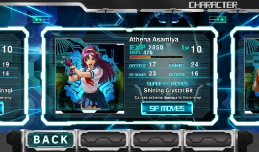Gameplay of the The rhythm of fighters for Android phone or tablet.