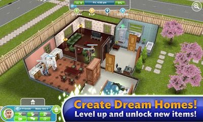 Gameplay of the The Sims: FreePlay for Android phone or tablet.