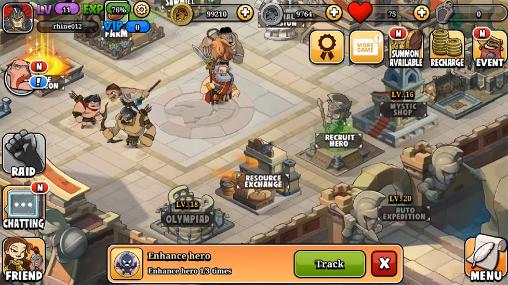 Gameplay of the The Sparta for Android phone or tablet.