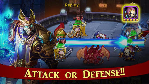 Gameplay of the The summoners: Justice will prevail for Android phone or tablet.