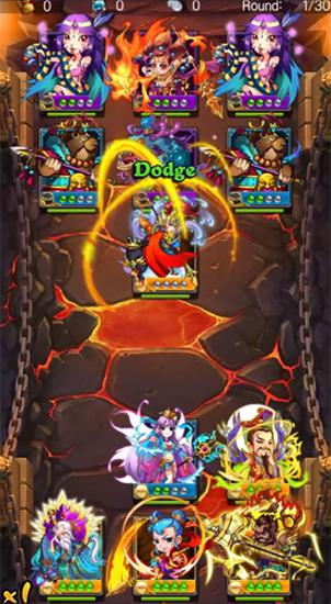 Gameplay of the The war of demons for Android phone or tablet.