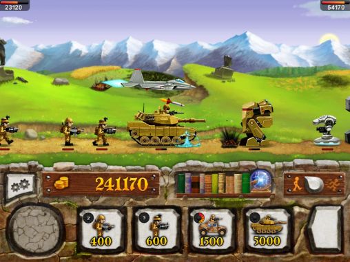 Gameplay of the The wars 2: Evolution for Android phone or tablet.