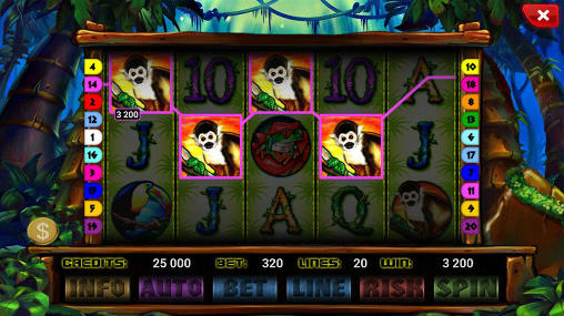 Gameplay of the The wild slot for Android phone or tablet.