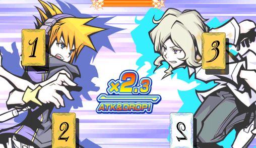 Gameplay of the The world ends with you for Android phone or tablet.
