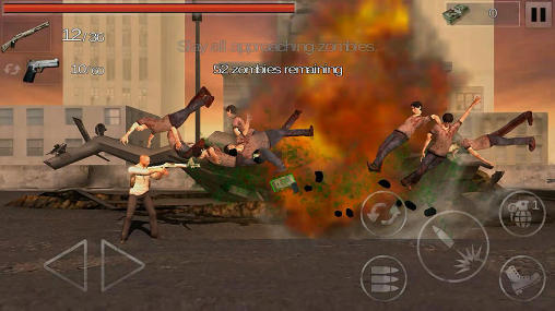 Gameplay of the The zombie: Gundead for Android phone or tablet.