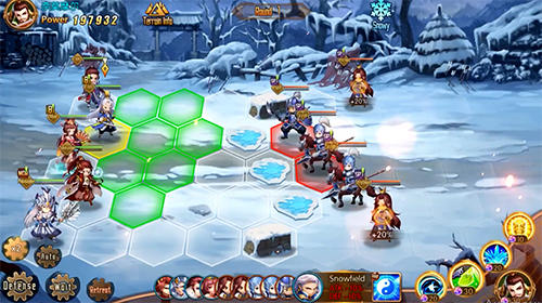 Three kingdoms: Age of chaos - Android game screenshots.