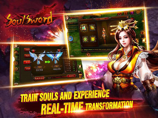 Gameplay of the Three kingdoms: Soul sword for Android phone or tablet.