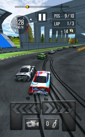 Gameplay of the Thumb car racing for Android phone or tablet.