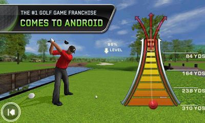 Gameplay of the Tiger Woods PGA Tour 12 for Android phone or tablet.