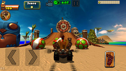 Tiki kart island - Android game screenshots.