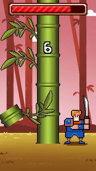 Gameplay of the Timber Jack for Android phone or tablet.