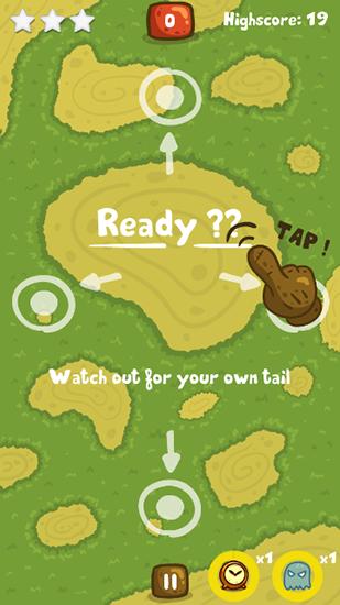 Gameplay of the Timbo snake 2 for Android phone or tablet.