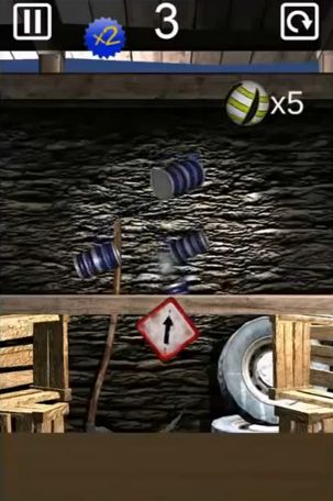 Gameplay of the Tin shot 2 for Android phone or tablet.
