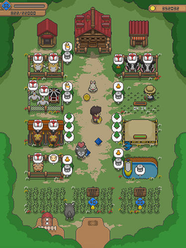 Tiny pixel farm - Android game screenshots.
