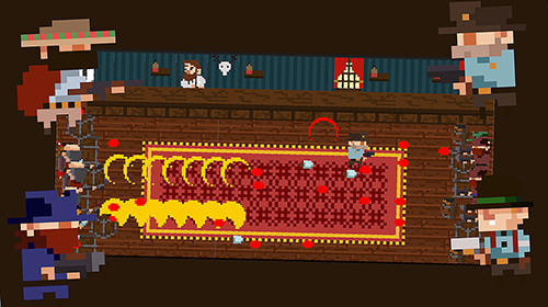 Tiny Wild West: Endless 8-bit pixel bullet hell - Android game screenshots.