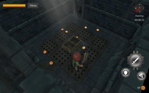 Gameplay of the Tiny keep for Android phone or tablet.