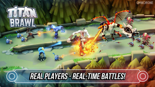Gameplay of the Titan brawl for Android phone or tablet.