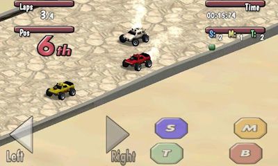 Gameplay of the Tiny Little Racing: Time to Rock for Android phone or tablet.