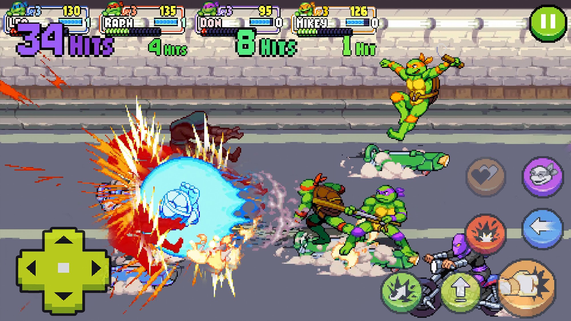 TMNT: Shredder's Revenge - Android game screenshots.
