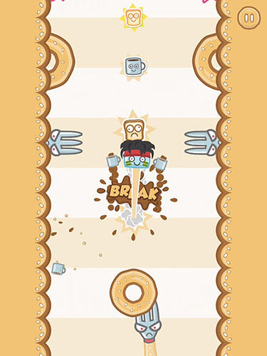 Toaster swipe - Android game screenshots.