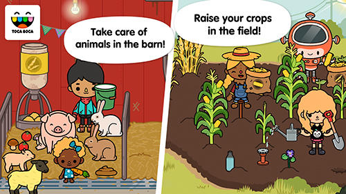 Gameplay of the Toca life: Farm for Android phone or tablet.
