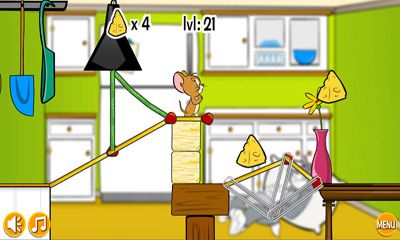 Gameplay of the Tom and Jerry in Rig-A Bridge for Android phone or tablet.