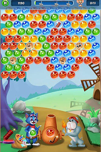 Tomcat pop: Bubble shooter - Android game screenshots.