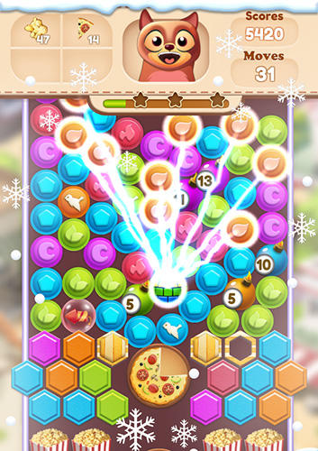 Toon collapse blast: Physics puzzles - Android game screenshots.