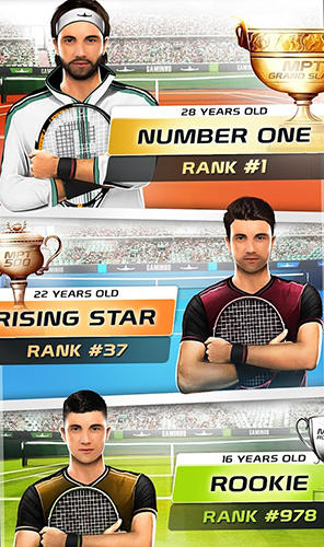 Top seed: Tennis manager - Android game screenshots.