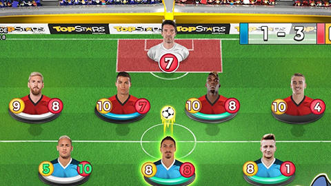 Top stars football - Android game screenshots.