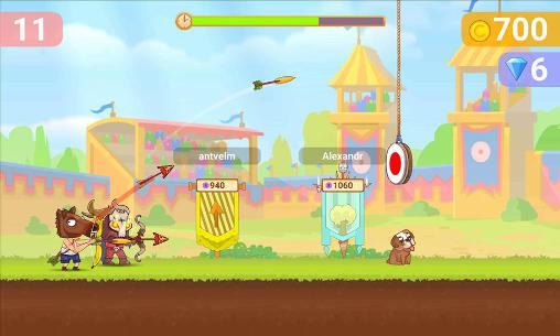 Gameplay of the Top archer for Android phone or tablet.