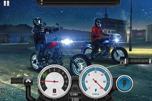 Gameplay of the Top bike: Racing and moto drag for Android phone or tablet.