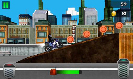 Gameplay of the Top motorcycle climb racing 3D for Android phone or tablet.