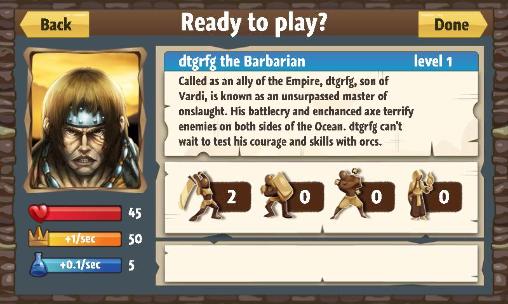 Gameplay of the Top of war for Android phone or tablet.