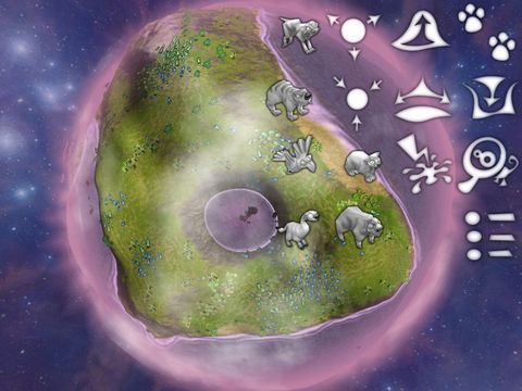 Gameplay of the Topia for Android phone or tablet.