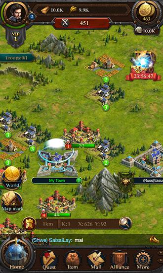 Gameplay of the Total clash for Android phone or tablet.