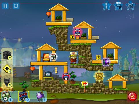 Gameplay of the Total destruction: Blast hero for Android phone or tablet.