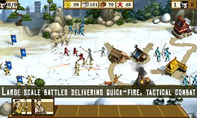 Gameplay of the Total War Battles: Shogun for Android phone or tablet.