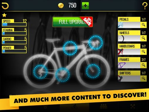 Gameplay of the Tour de France 2014: The game for Android phone or tablet.