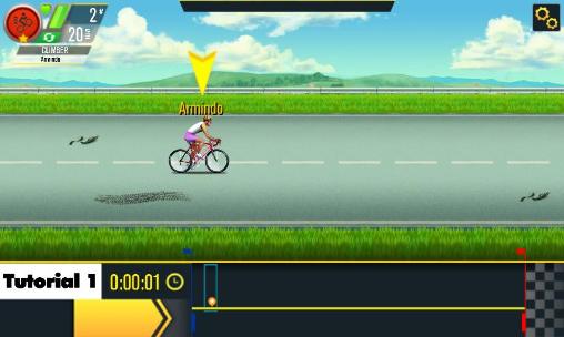 Gameplay of the Tour de France 2015: The official game for Android phone or tablet.