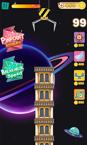 Tower builder - Android game screenshots.