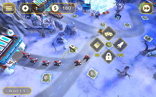 Tower defense generals TD - Android game screenshots.
