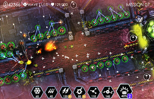 Tower defense: Invasion - Android game screenshots.