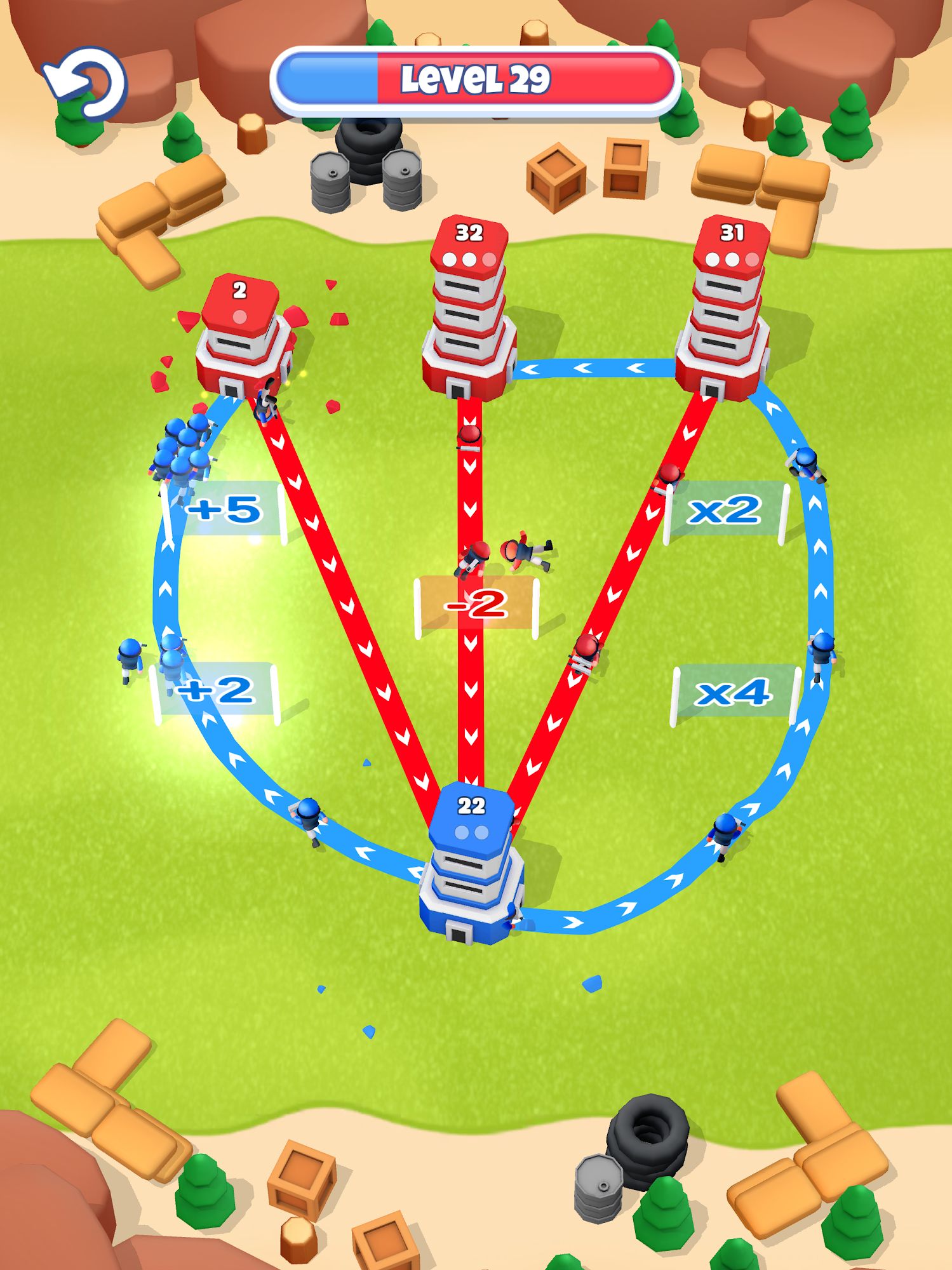 Tower War - Tactical Conquest - Android game screenshots.