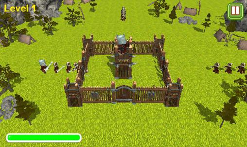 Gameplay of the Tower defence: Castle sieges 3D for Android phone or tablet.