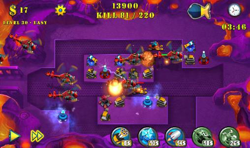 Gameplay of the Tower defense evolution 2 for Android phone or tablet.