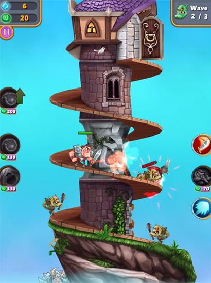 Gameplay of the Tower knights for Android phone or tablet.
