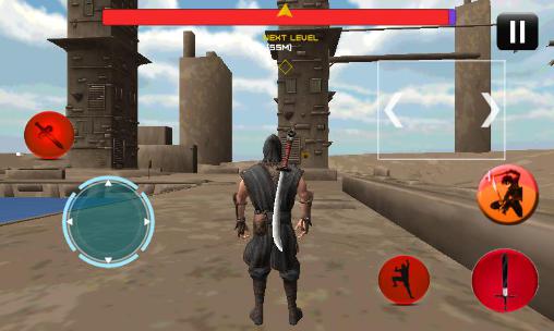 Gameplay of the Tower ninja assassin warrior for Android phone or tablet.